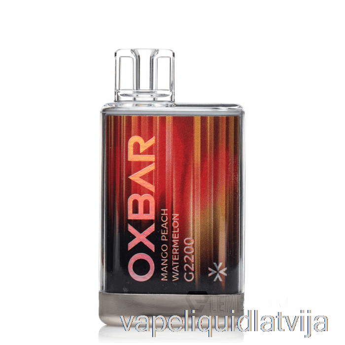 Oxbar G2200 Vienreizējās Lietošanas Mango Persiku Arbūzu Vape šķidrums